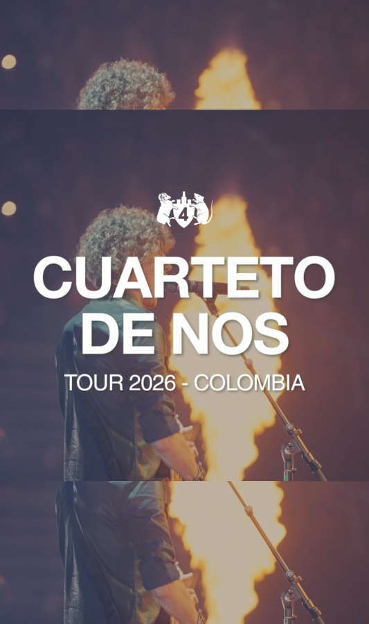 ¡MEDELLÍN, ABRAN LAS PUERTAS! CUARTETO DE NOS REGRESA CON TODA La espera terminó: el próximo 7 de octubre, los uruguayos llegan al Rodeo City Hall con su música, irreverencia y las canciones que han marcado generaciones